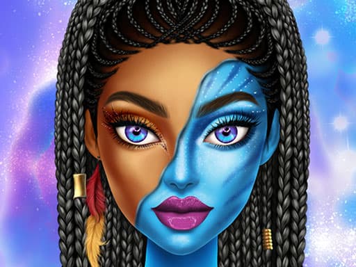 free online dressup games - Blue Girls Makeup free online dressup games - Blue Girls Makeup